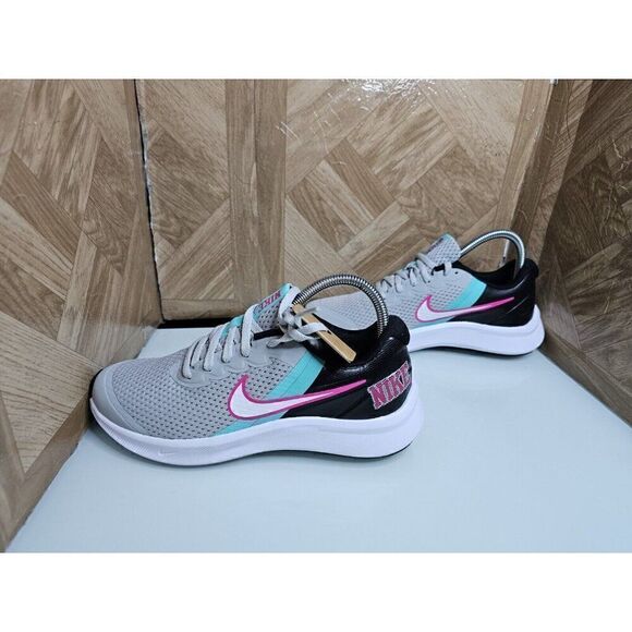 Brand New Nike Women's Star Runner 3 Silver Running Shoes Size 6.5 GS 5Y. 057 - Picture 5 of 11